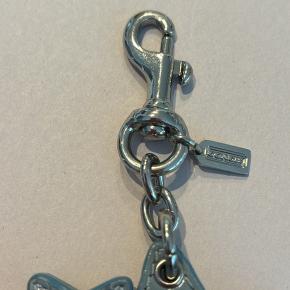 Coach Blue Stacked Star Keychain Bag Charm - Picture 4 of 7
